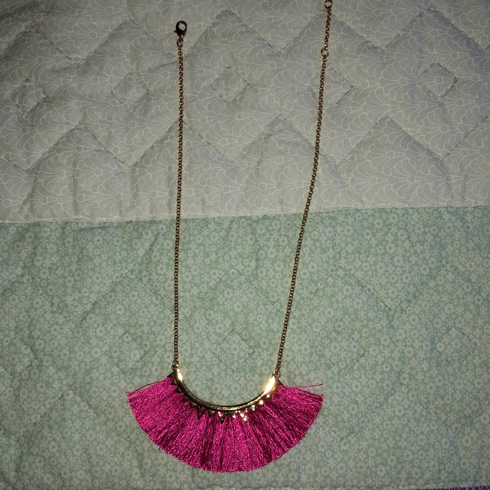 Stella and dot fringe necklace